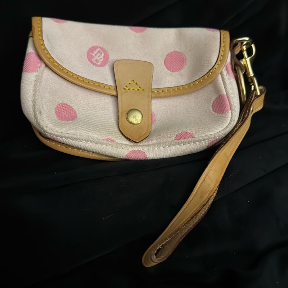 Dooney & Bourke Mini BarbieXcore Polka Dot Wristlet